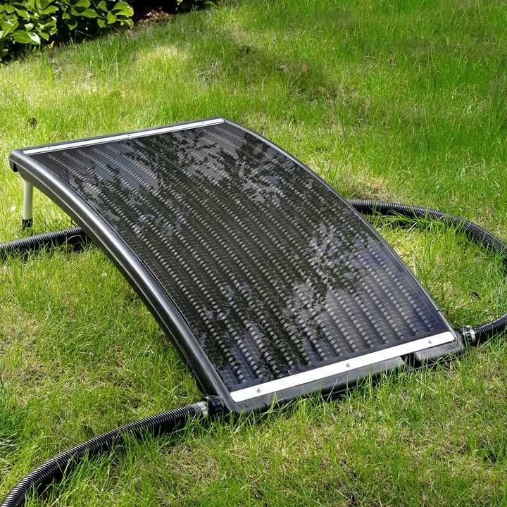 Solarny Podgrzewacz Do Basenu Antracyt 110x69x14cm