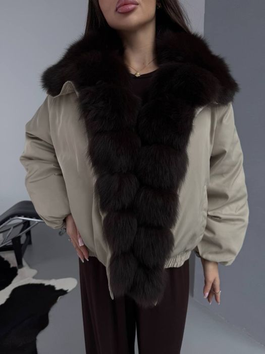 Куртка парка з натуральним хутром