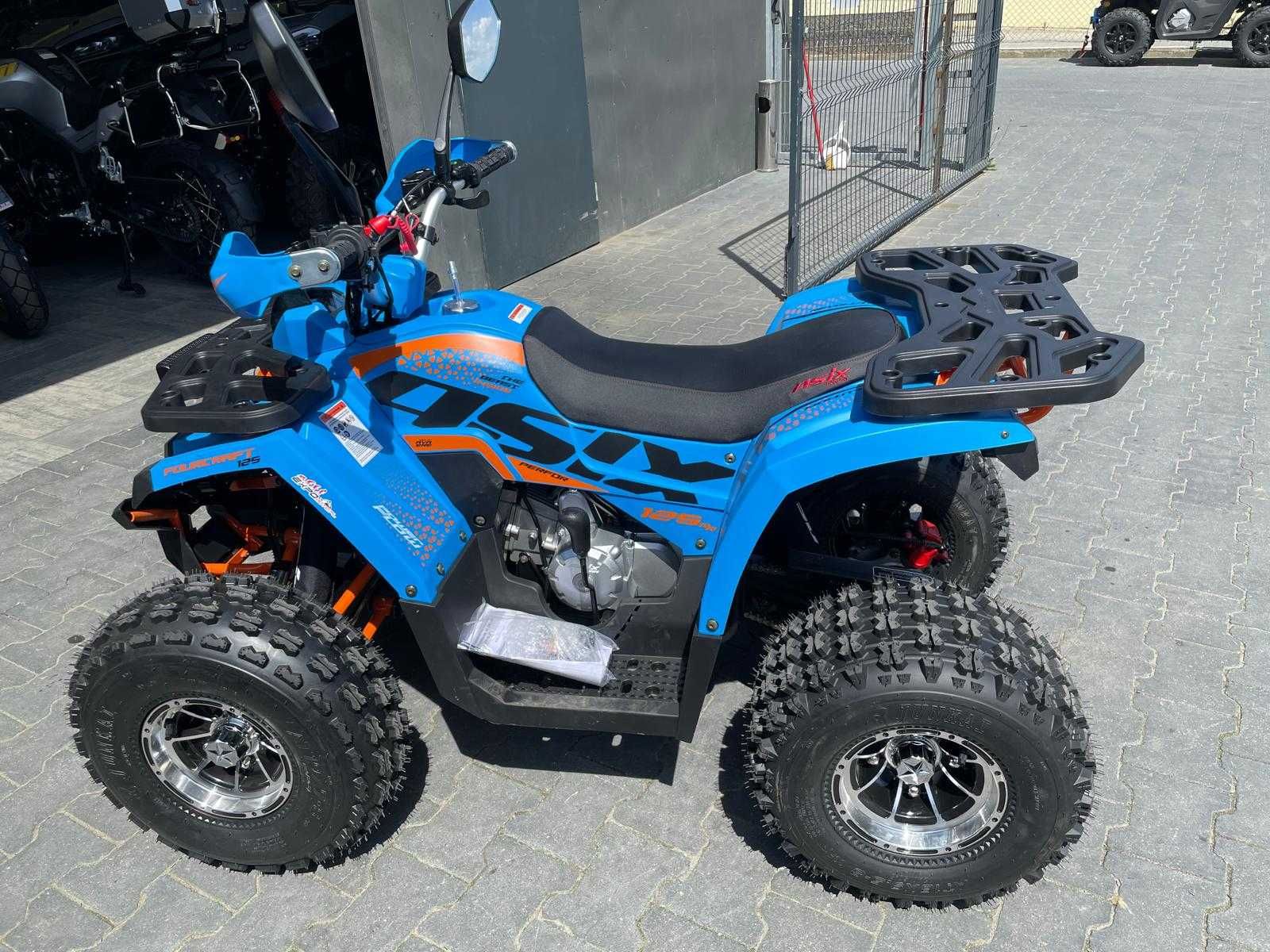 Nowy QUAD ASIX FOURCRAFT 125CC 8 3+1*Led*RATY**Trans 150km Gratis**