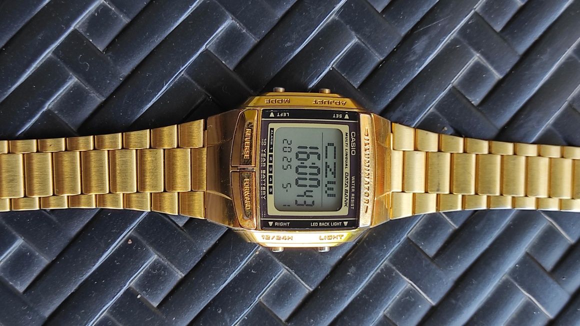 Zegarek Casio DB-360 złoty gold vintage retro