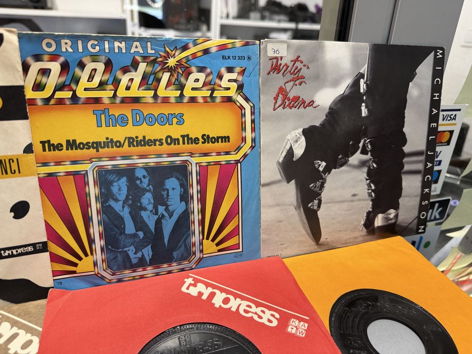 Zestaw płyt winylowych 7’ single stan vg-nm