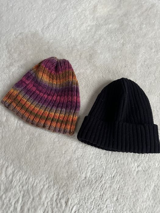 Dwie czapeczki 6-12 m h&m