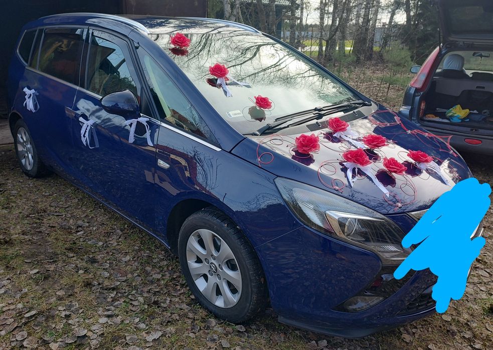 Ozdoba ślubna na auto