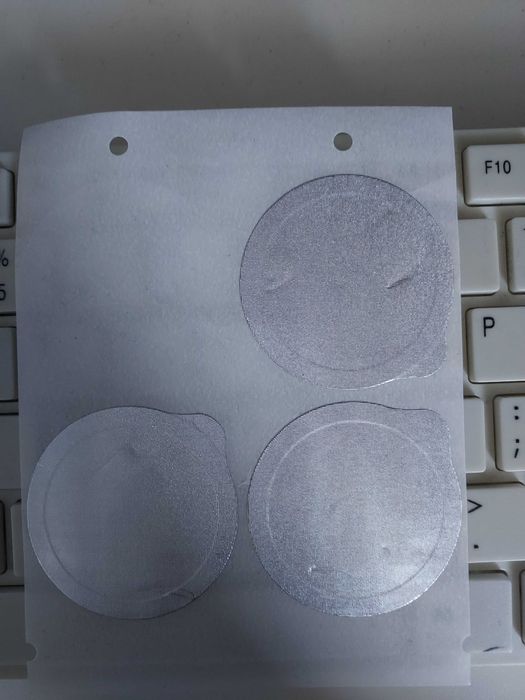 naklejki na kapsułki wielorazowe 45 mm 4,5 cm 119 szt