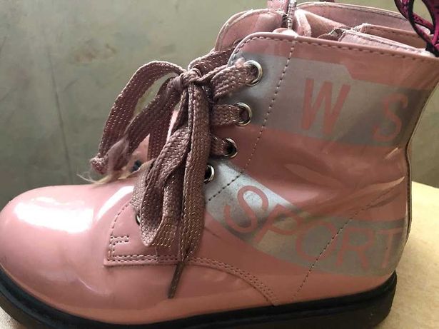 Ботиночки лакированные Weestep розовые для девочки
