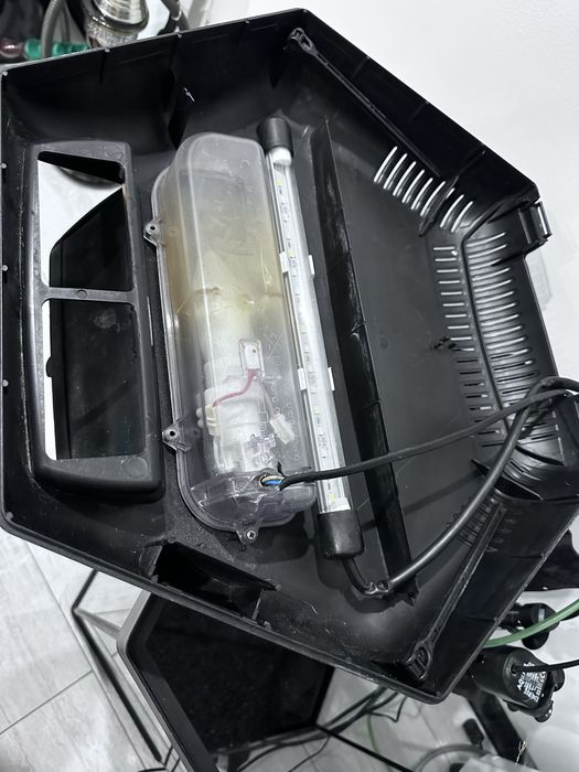 Aquael akwarium 60l szesciokątne grzałka filtr akcesoria