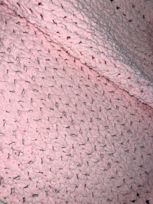 Дитячий плед із алізе пуфі 80х80 см