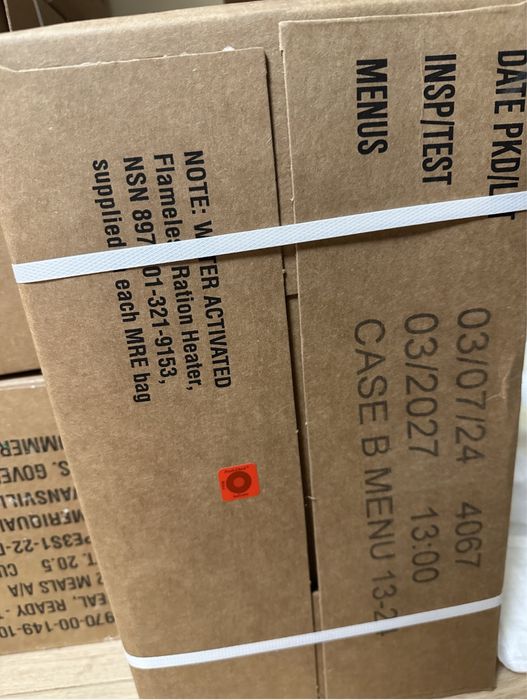 MRE 1 szt amerykanska wojskowa racja żywnosciowa