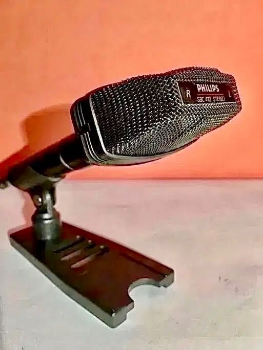 PHILIPS | uni-directional stereo electret microfone SBC 472