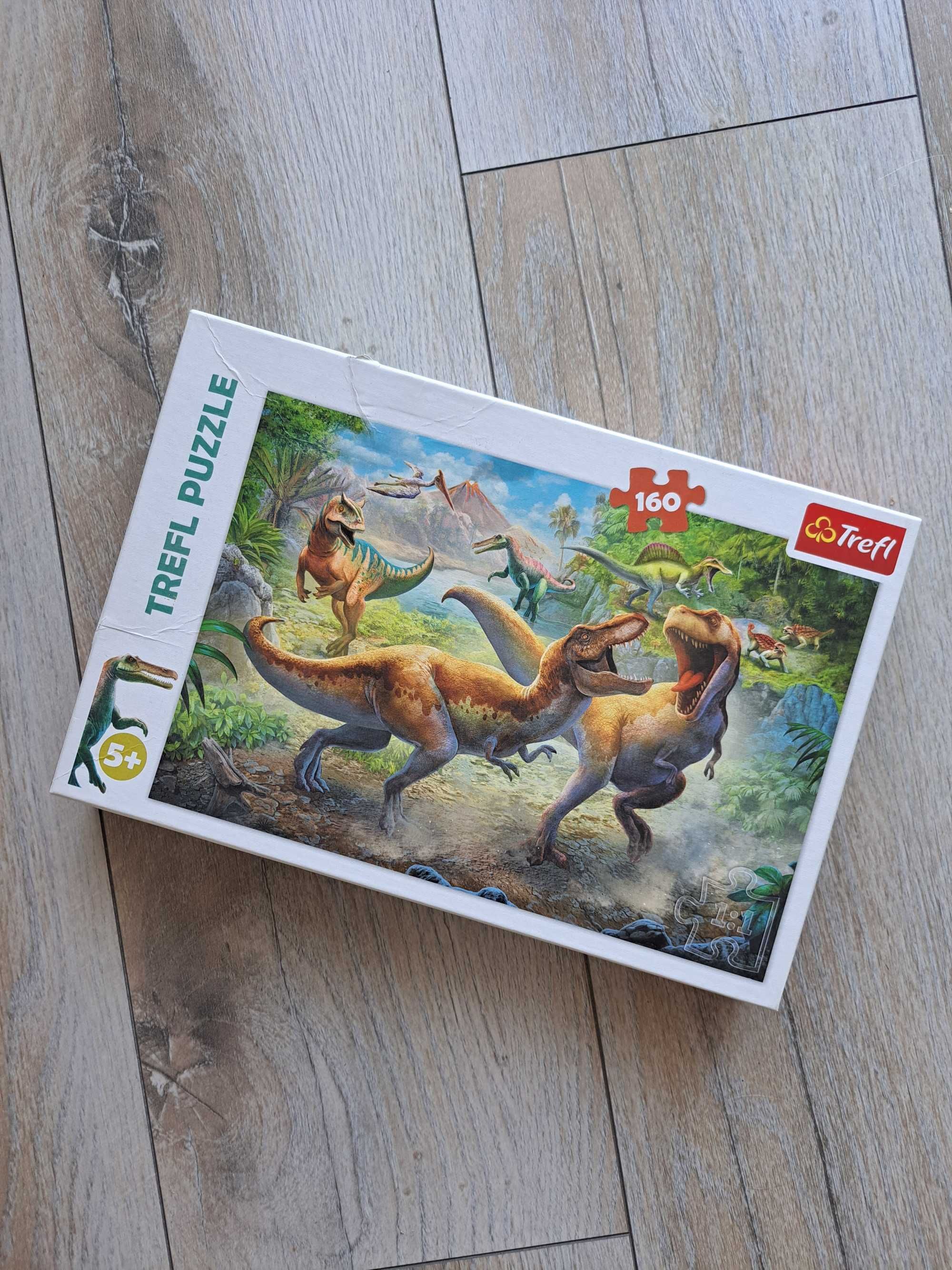 Puzzle dinozaur trefl 160