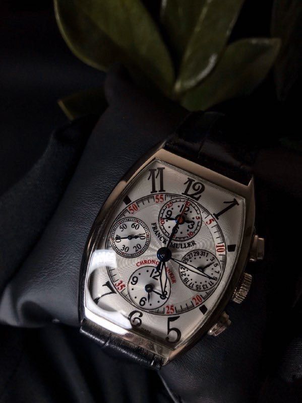 Годинник Franck Muller Master Banker Chronograph White Gold