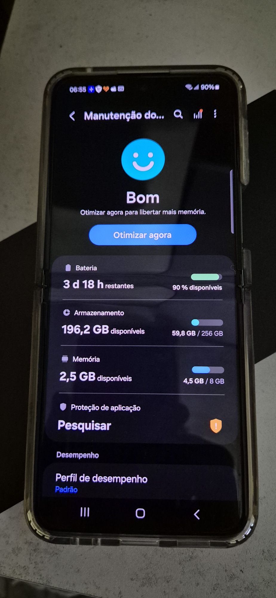 Samsung ZFlip 5, 8/256 gb, garantia até 20/04/2029, novo preço