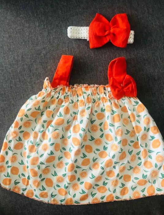 Одяг з фруктами, для фотосесій.апельсин, полуничка.