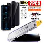 3 x Szkło Hartowane IPHONE 15 PRO MAX z ramką + ochrona prywatności