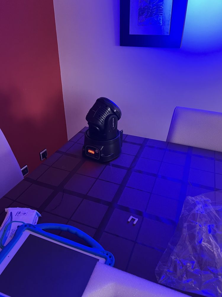 2 Mini moving heads novos