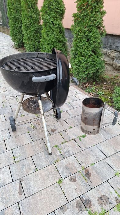 Weber гриль стан хороший +стартер