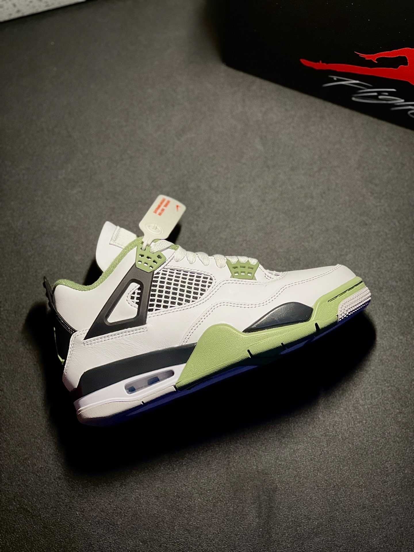 Original/Jordan4Air4RetroSeafoam unisexTrampki rozmiar.41