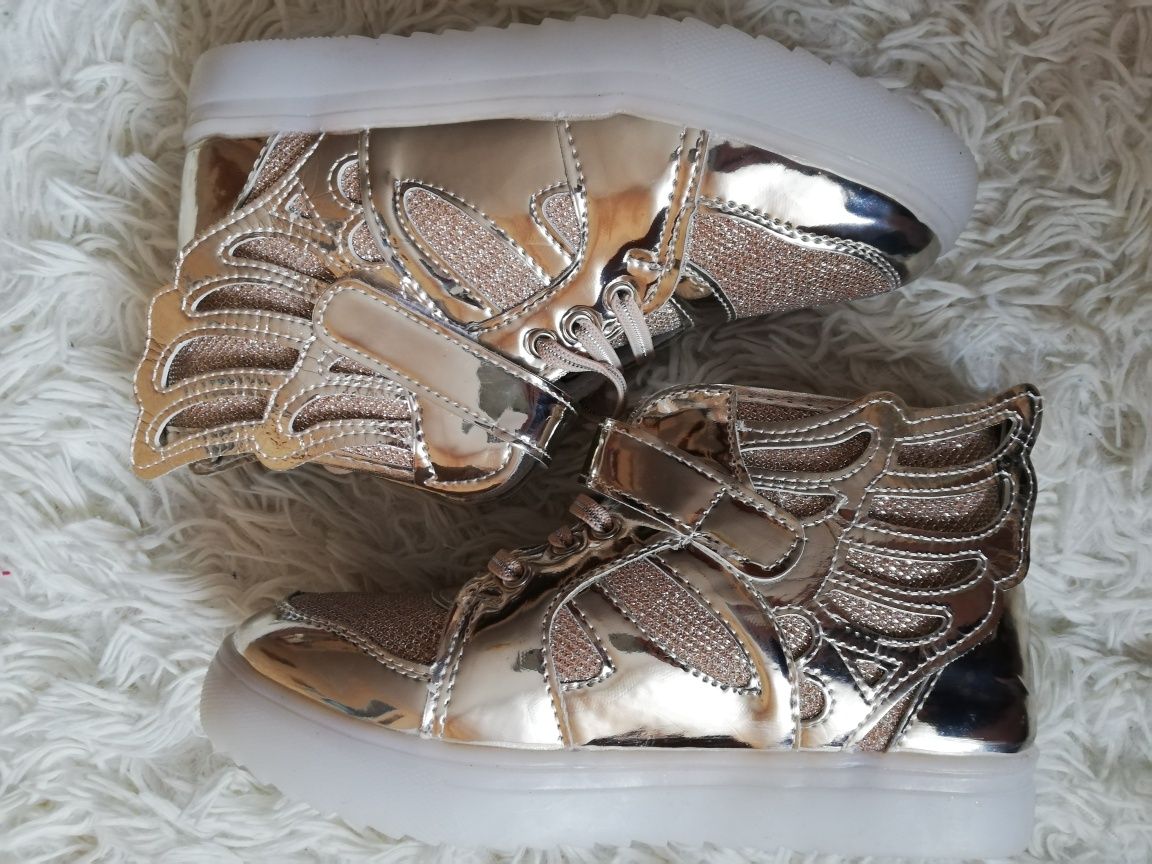 Кеды  золотые ботиночки