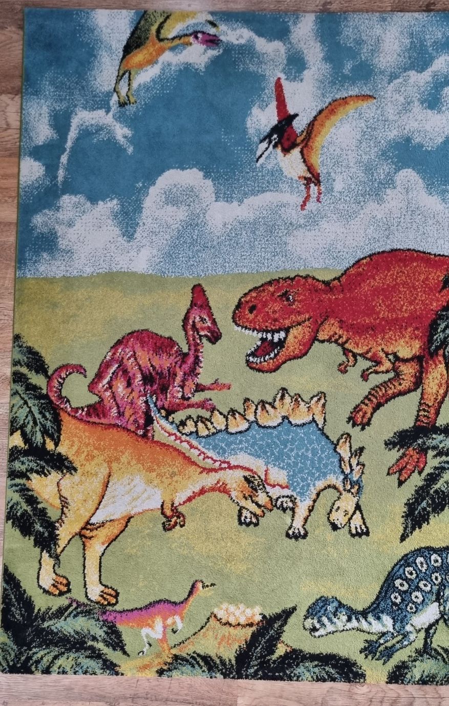 Dywan dla dzieci dinozaury