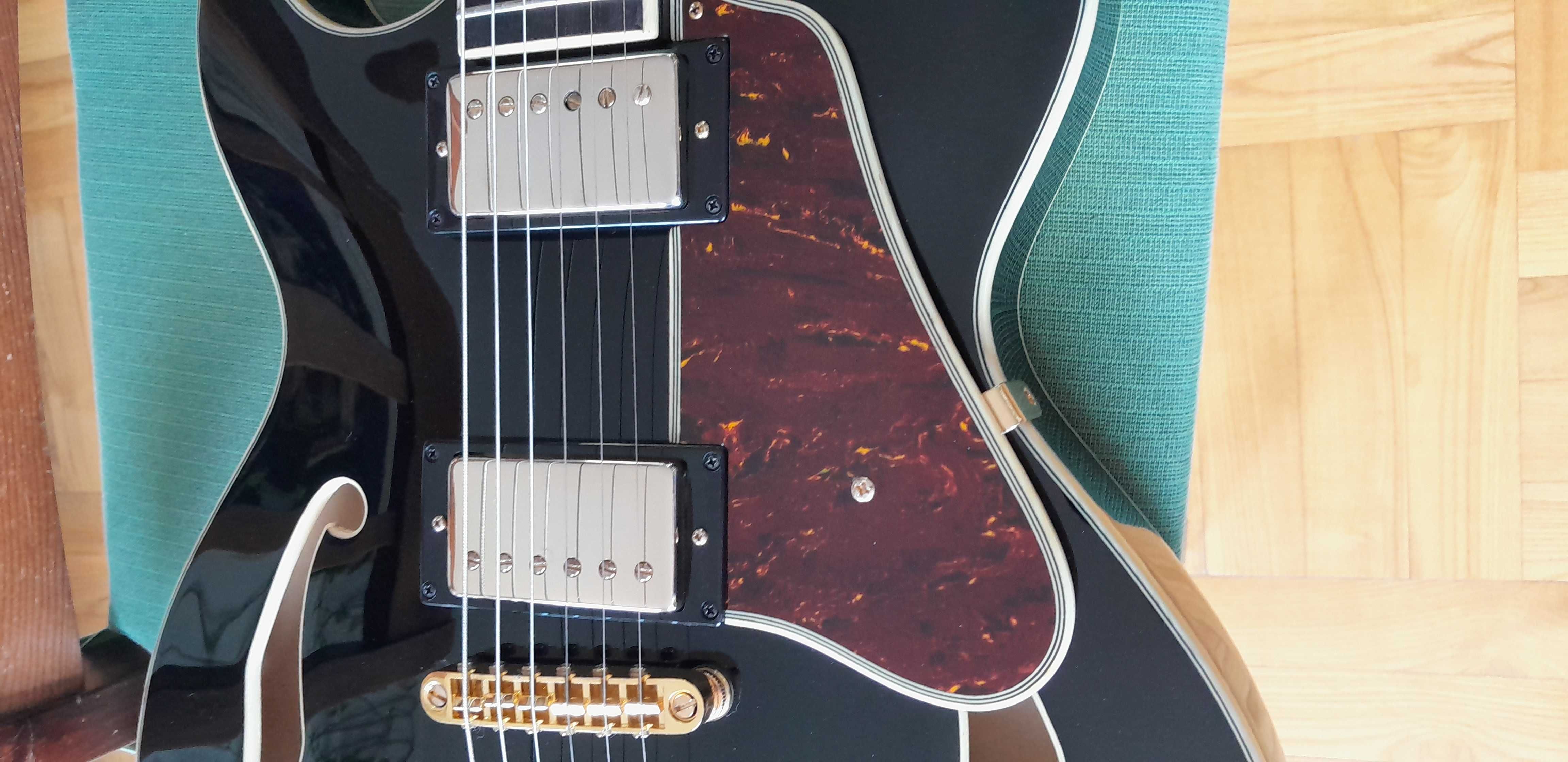 Ibanez AMH90-BK,gitara hollowbody,archtop,jazzowa.thinline