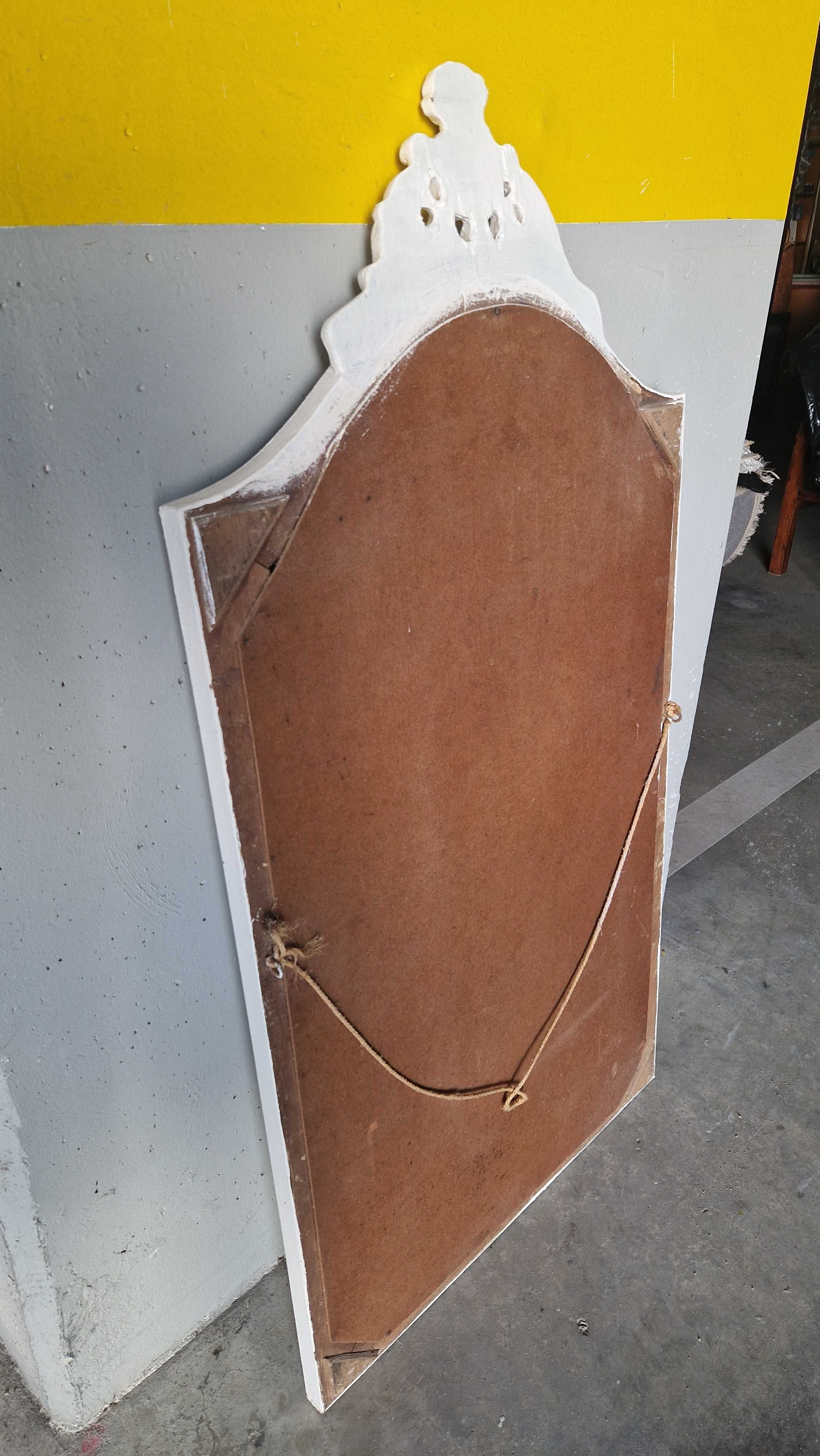 Espelho vintage, moldura de madeira