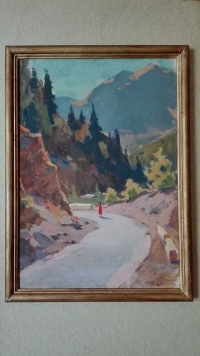 В Карпатах 1950х годов Художник Карпо Трохименко (1885-1979р)