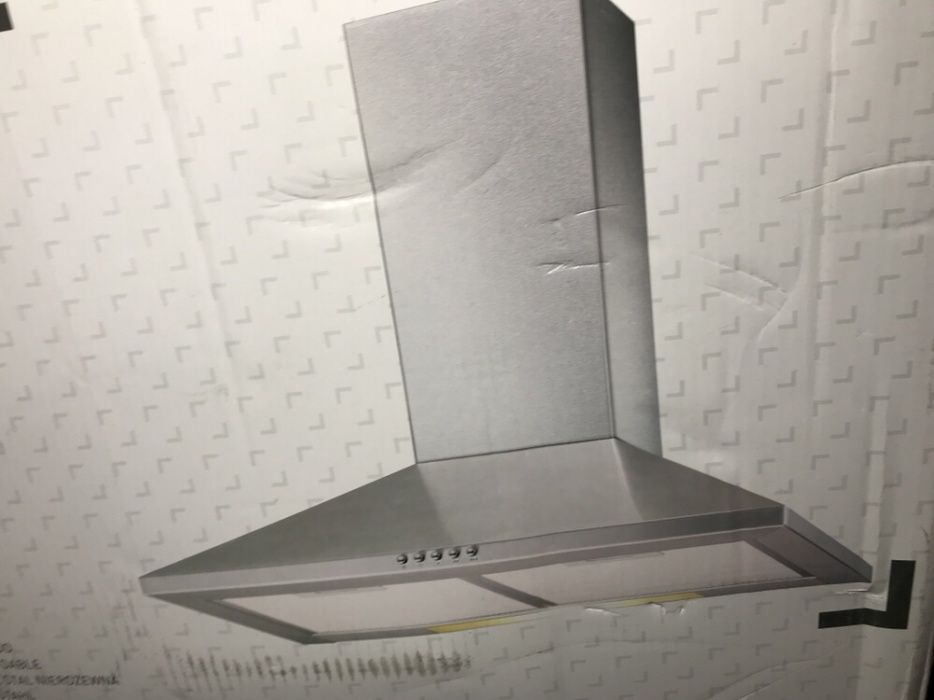 Okap Kuchenny z filtrem w kolorze Srebrnym 60 cm INOX Pochłaniacz