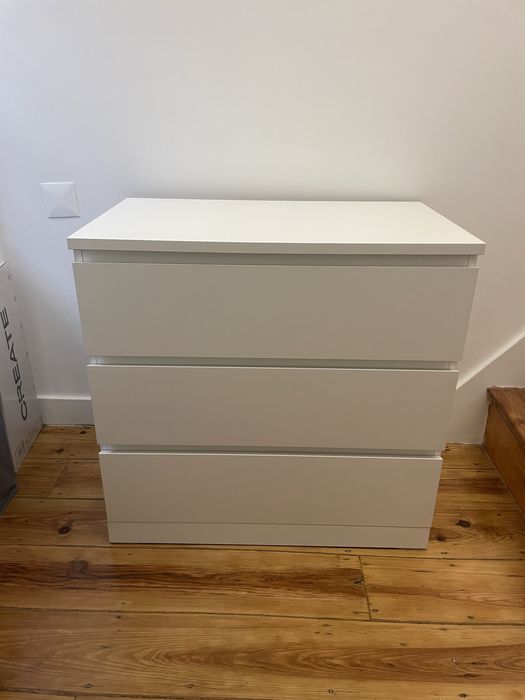 Movel Malm ikea gavetas