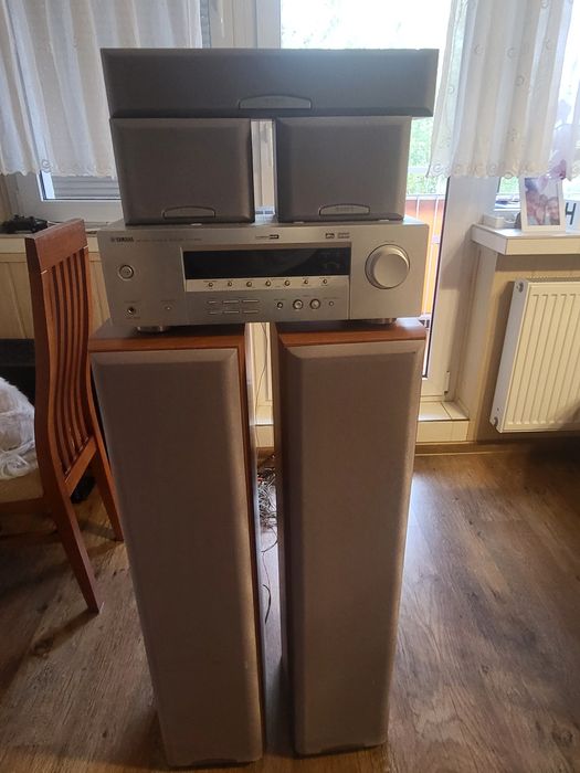 Amplituner Yamaha htr 5930 z głośnikami Sony