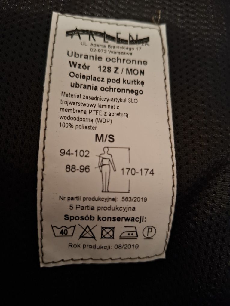 Bluza SOFTSHELL - ocieplacz pod kurtkę GORE-TEX roz. M/S nowa.