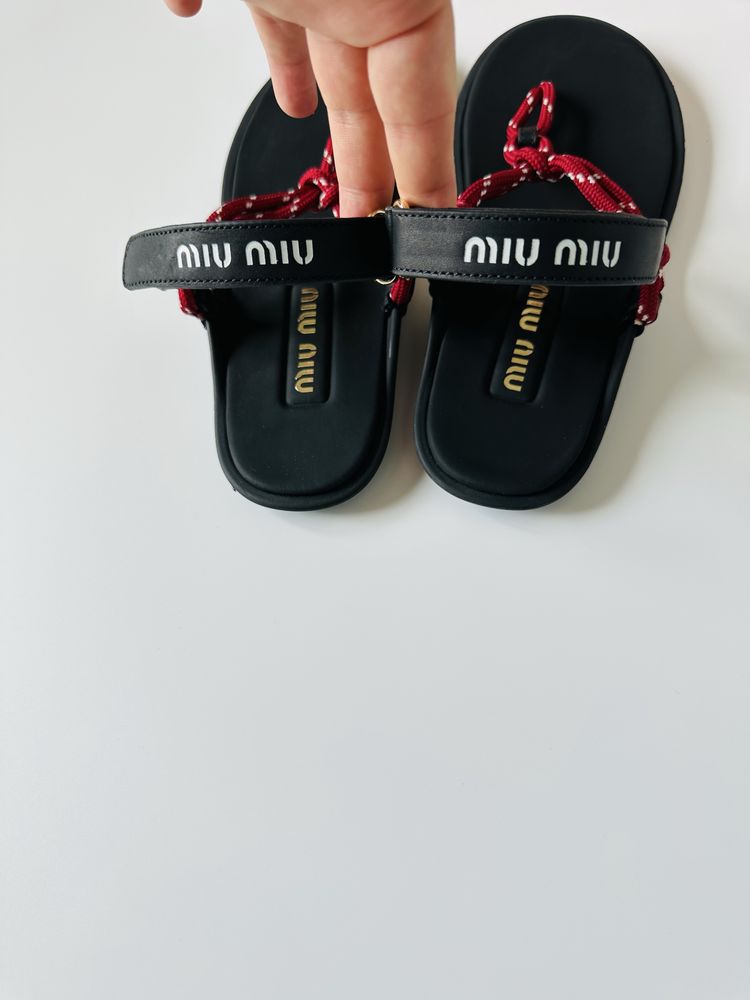sandały damskie Miu Miu