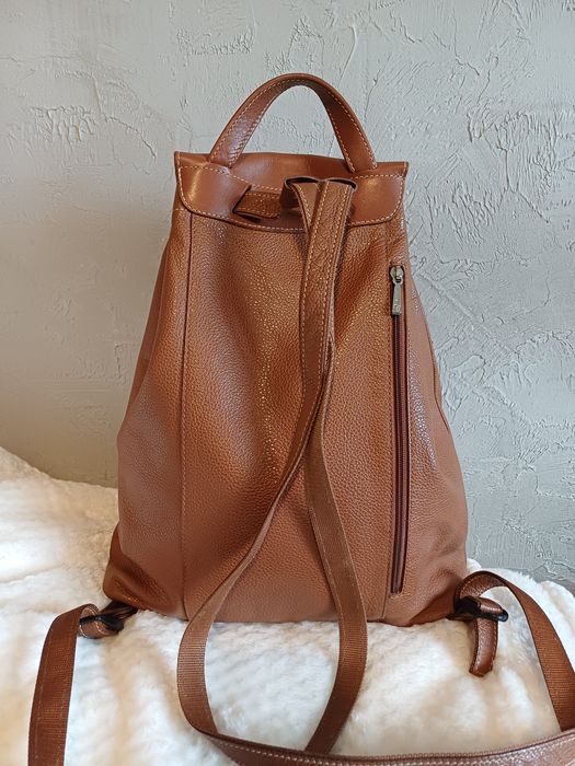 Большой рюкзак Longhamp,натуральная кожа