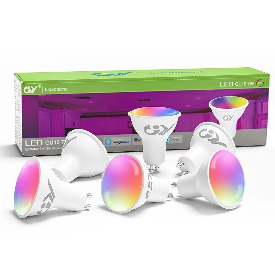 Bluetooth RGB лампочки 6 шт GY