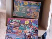 Teenage Mutant Ninja Turtles TMNT Sewer Dragster + Pizza Thrower Novos