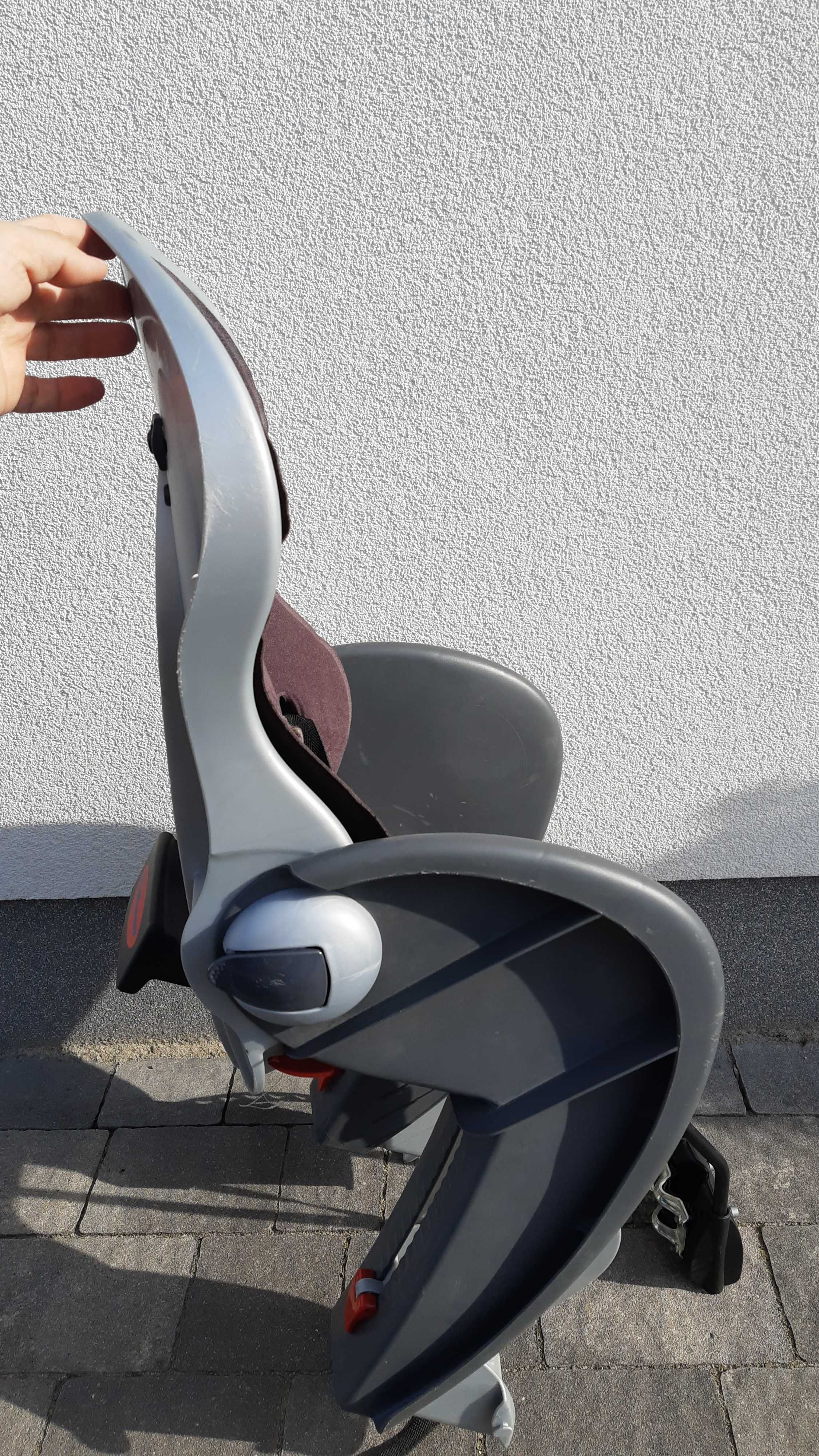 Fotelik rowerowy dziecięcy regulowany POLISPORT WALLABY max. 22kg