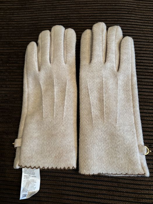 Rękawiczki Sinsay S/M kremowe / beżowe