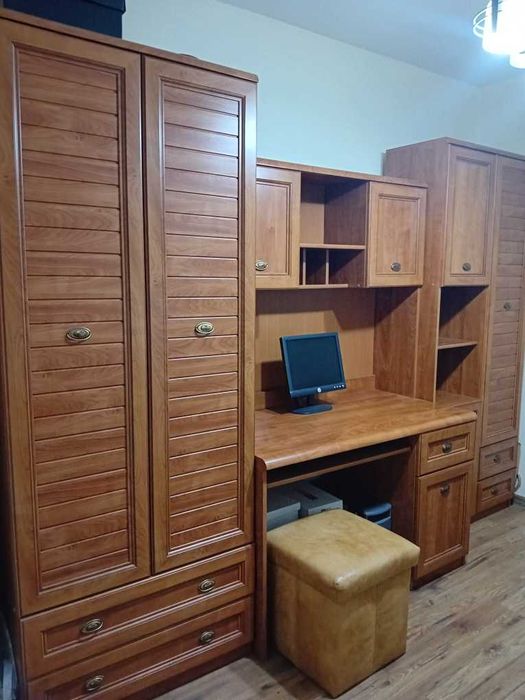 Meblościanka z biurkiem, zestaw mebli pokój dziecka młodzieżowy