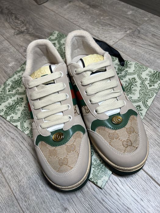 Унісекс кеди Gucci sneakers , гуччі кросівки 40-41 р