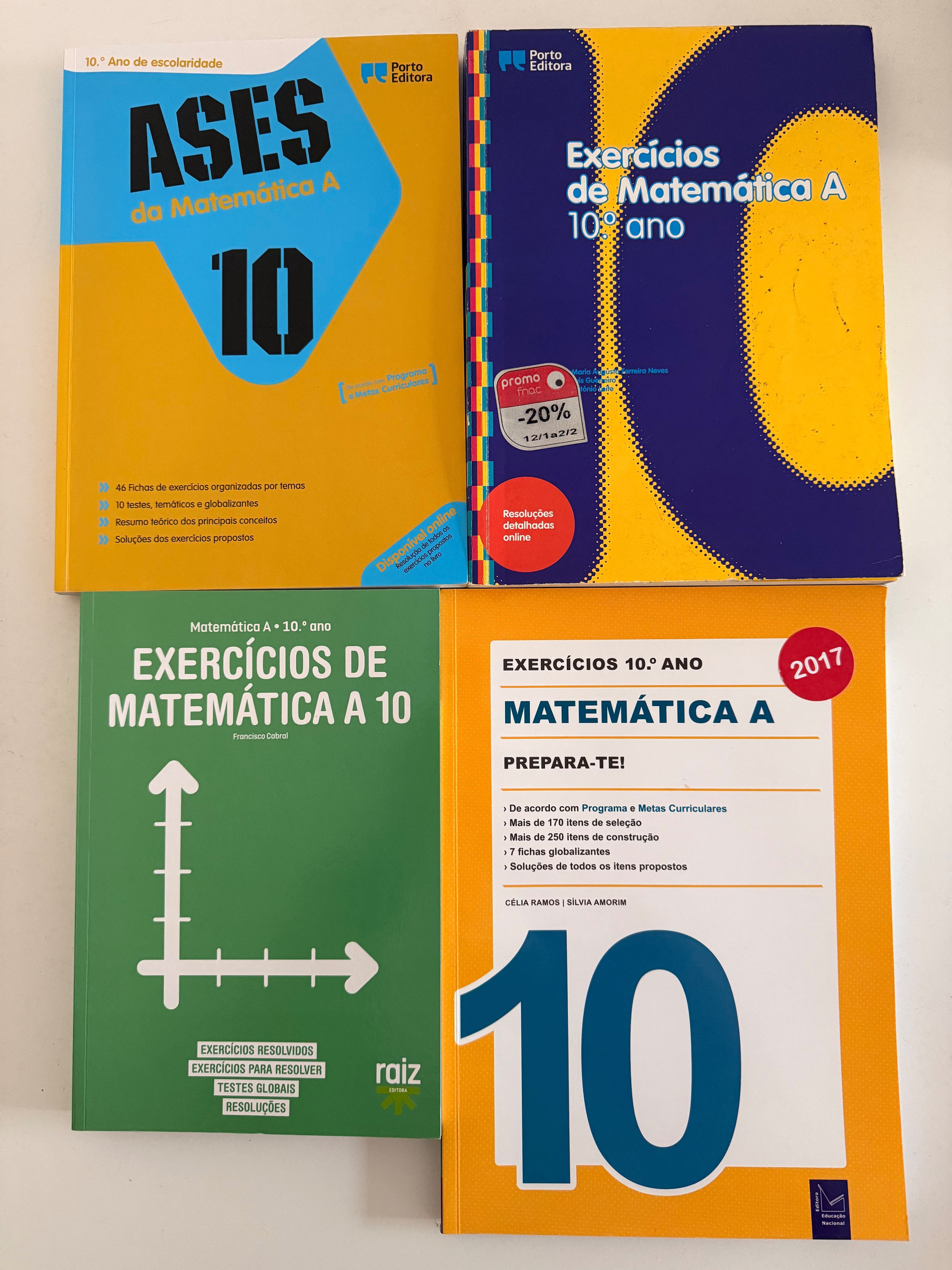 Livros de Matemática – 10.º Ano