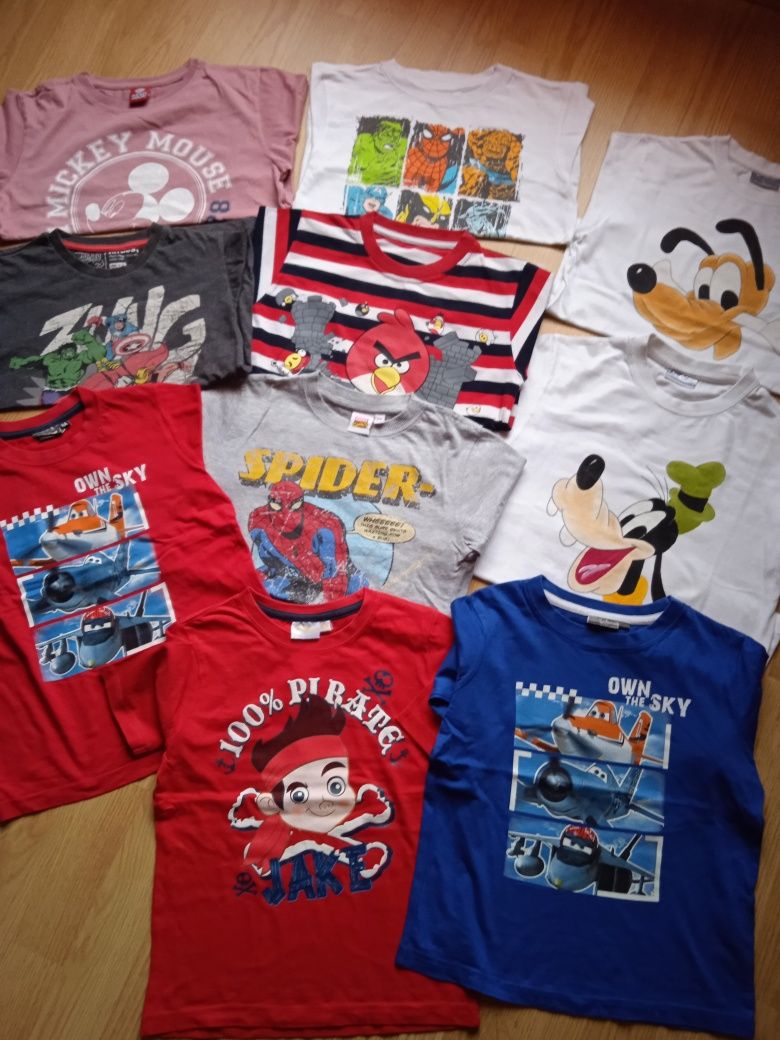 T-shirts e pólos, várias idades