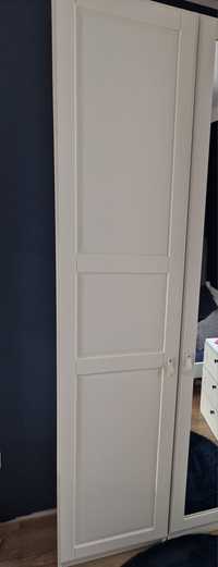 Front // Drzwi pełne białe TYSSEDAL do szafy Ikea PAX, 50X229 cm
