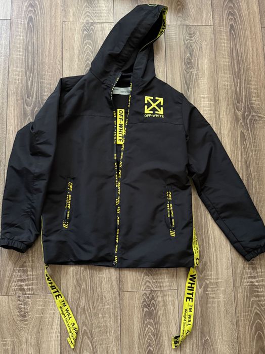 Kurtka jesienna przejściowa Off-White Logo – rozm. S