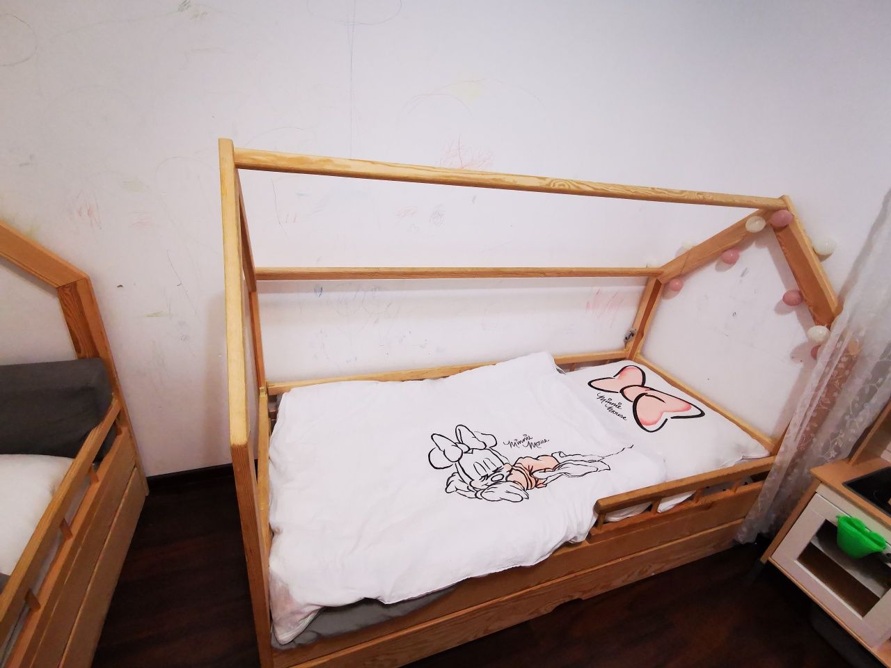 Łóżko DOMEK z materacem 180x80