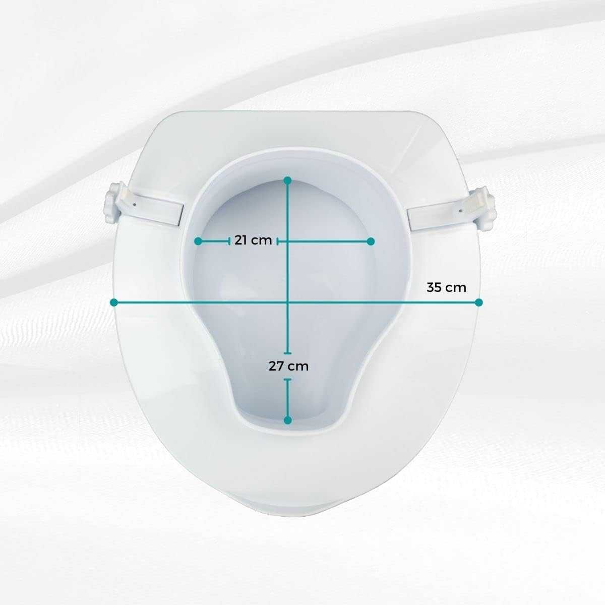 Mobiclinic, Podwyższenie deski sedesowej, 10 cm, Titan,dla seniorów