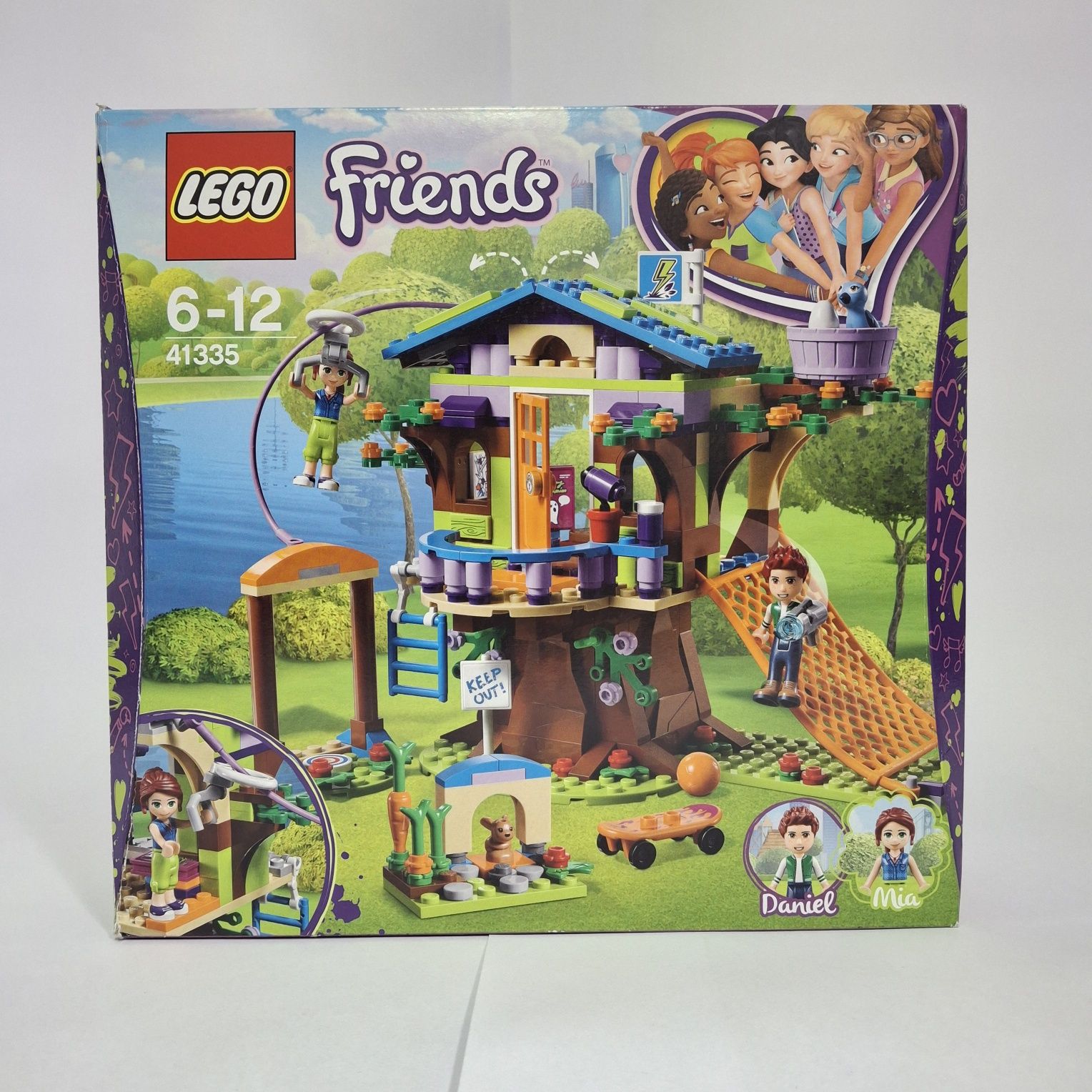 Klocki Lego Friends Domek na drzewie Mii 41335 jak nowe