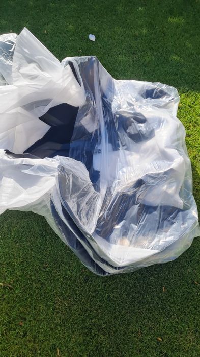 Nowe Plastiki Lucky Star 450 400 czarne przód tył