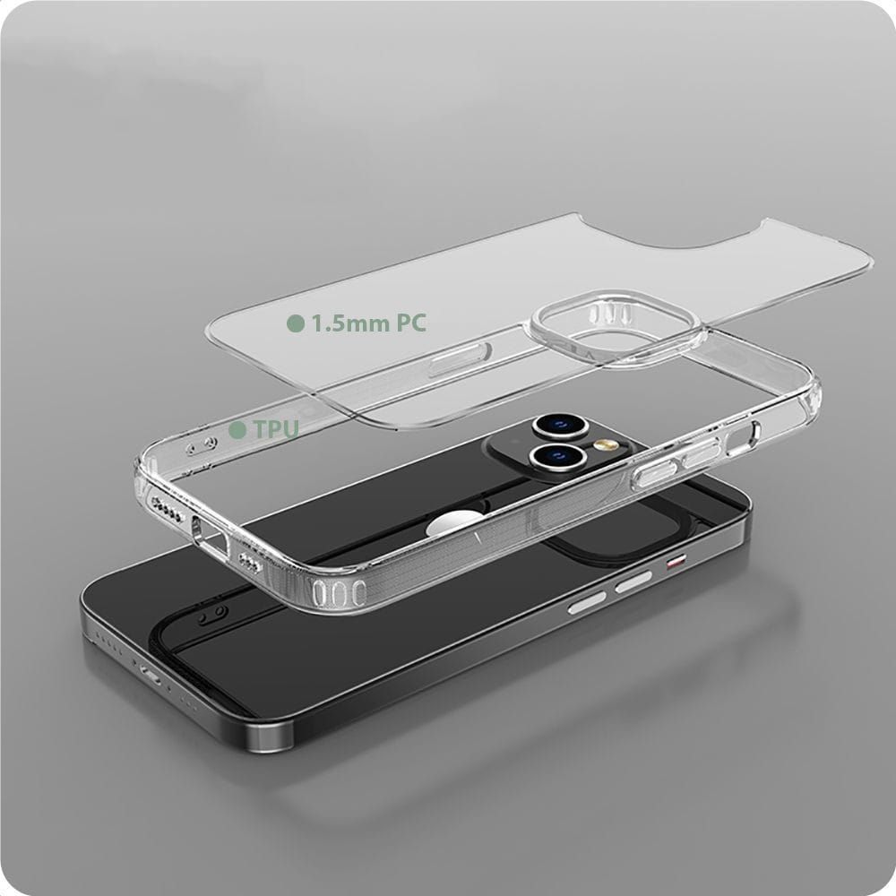 tech-protect flexair hybrid galaxy s24+ plus clear