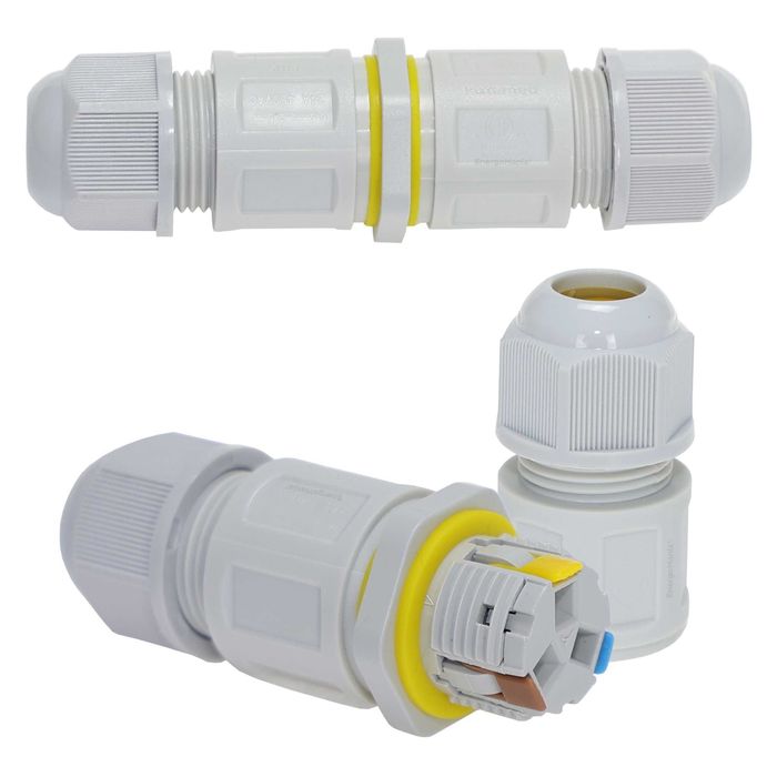 Mufa złącze puszka kablowa IP68 do łączenia hermetycznie kabli w ziemi