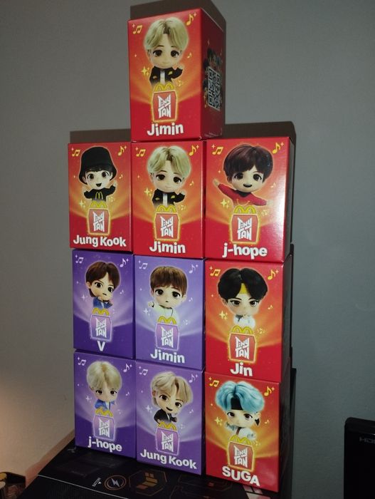 BTS TinyTAN – Figuras McDonald's Happy Meal