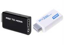 Компонентный переходник PS2 to HDMI для Sony PlayStation 2 3, Wii HDMI